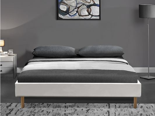 تخت خواب تخت پادشاهی مدرن با وبهلسترد کینگ چرم PU 140x190 سانتی متر